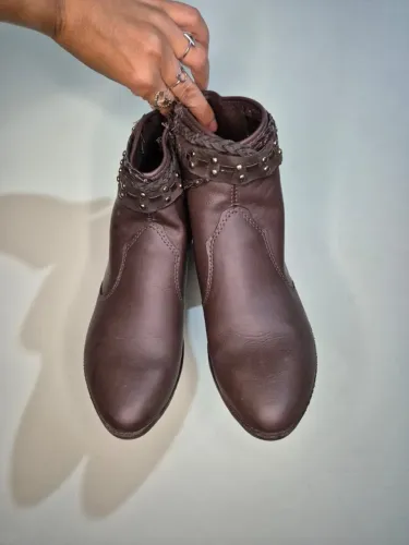 Bota Cano Curto Mississipi Tamanho 36 - Salto 6 cm