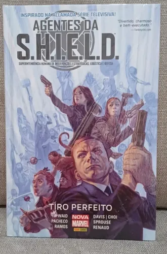 HQ Agentes da Shield Tiro Perfeito Capa Dura