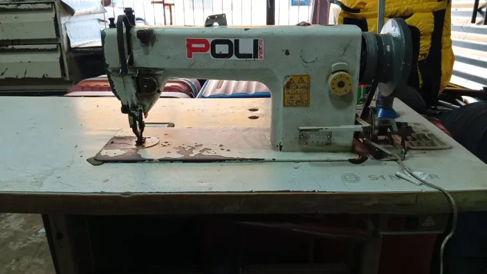 Máquina de costura entustrial transporte duplo