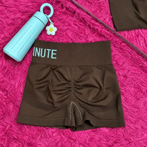 Short Fitness empina bumbum Cintura alta.