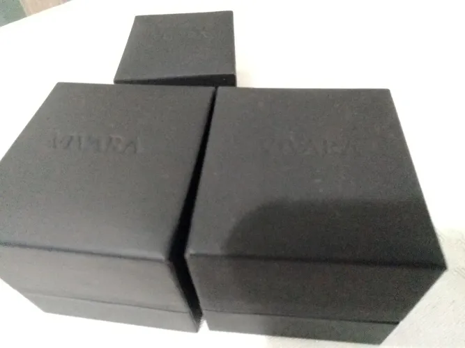 Kit 3 caixas Vivara para anel e brincos 