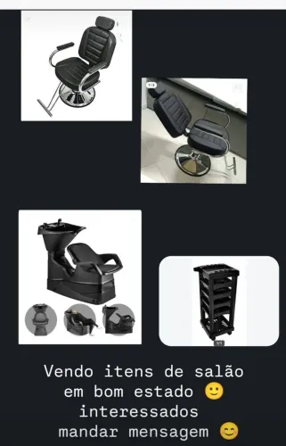 Vendo itens de salão