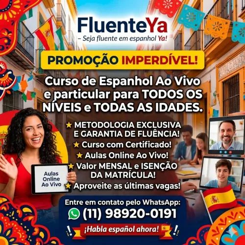 Espanhol Online - Curso de espanhol