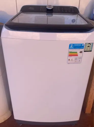 Lavadora de Roupas Midea 13kg Cesto Inox 13 Programas 