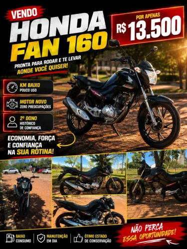 Vendo urgente Fan 160 leia a descrição