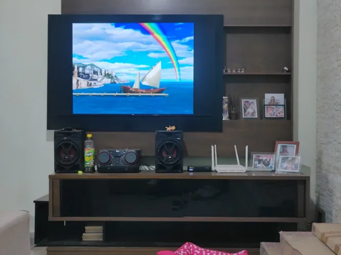Rack e painel para TV até 55"