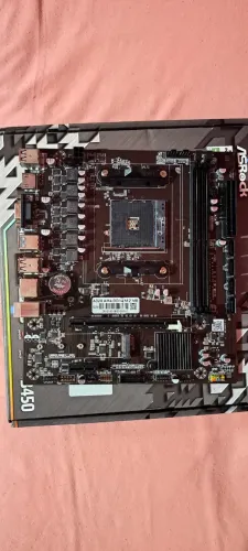 placa mae a320m semi nova pra vender logo