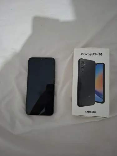 Samsung a34 conservado com caixa