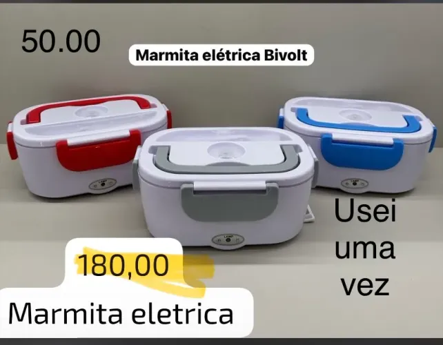 Marmita veicular usada uma vez