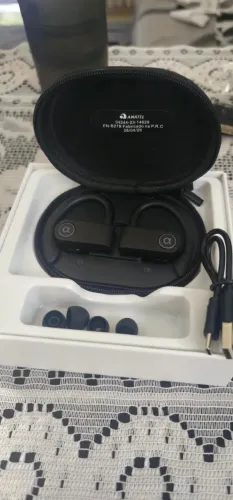 Fones de Ouvido Gold FN-B21B sem fio bluetooth 5.4 redução de ruído IPX5 prova agua