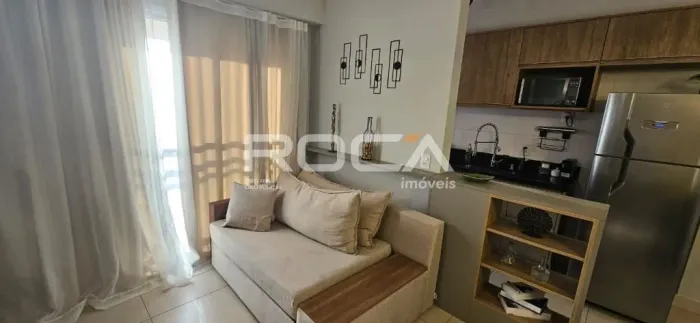 Apartamento mobiliado para alugar com 1 quarto no bairro Jardim Sumaré, em Ribeirão Preto.