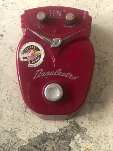 Pedal danelectron t-bone distorção guitarra