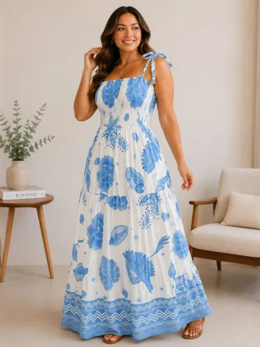 Vestido estampado <br>80,00