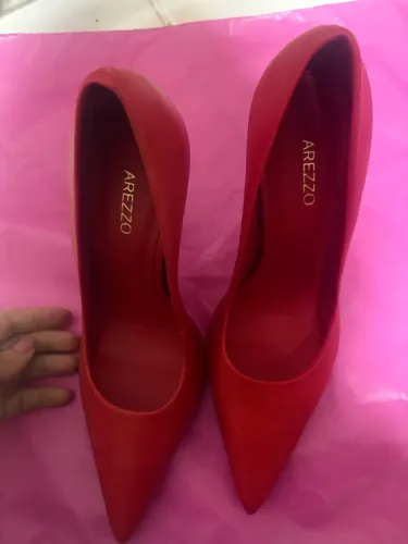 SCARPIN AREZZO VERMELHO