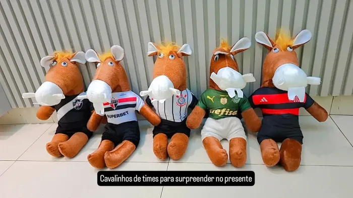 Cavalinhos de time para presente