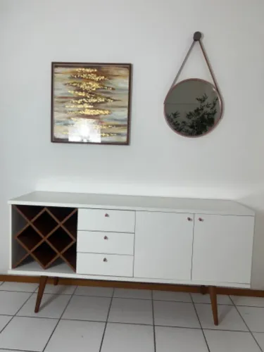 Buffet off white laqueado