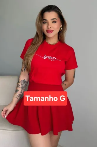 T-shirt tradicional Amor
