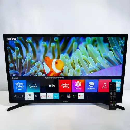 Smart TV 32" Samsung Tizen | Apps atualizados + Canais de Streaming | Entrego
