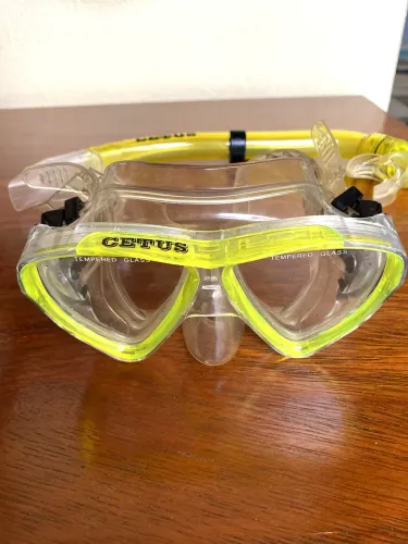 Snorkel máscara mergulho