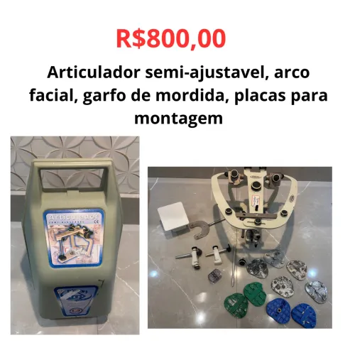 Vende-se articulador semi ajustável completo