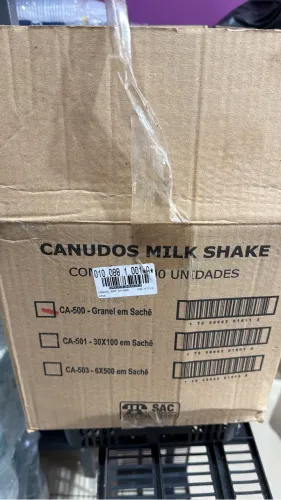 Caixa canudo 5mm 3000 unidades