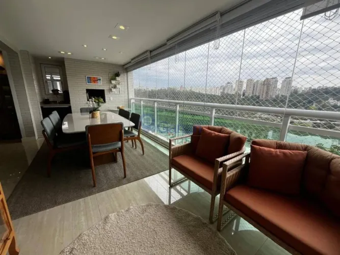 Apartamento com 4 dormitórios para alugar, 138 m² por R$ 13.260,00/mês - Granja Julieta -