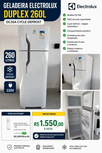 Geladeira Conservada e Funcionando Perfeitamente