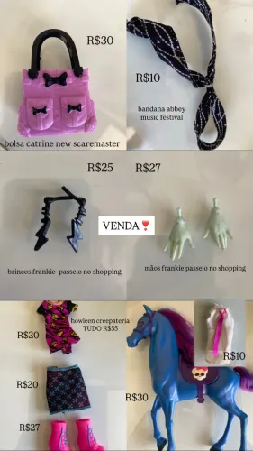 Acessórios MONSTER HIGH