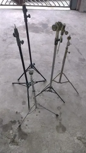 Estante de Prato de Bateria Suporte Pedestal Tripe