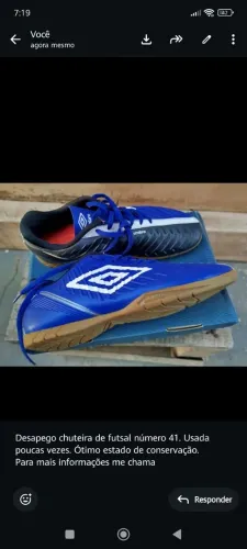 Chuteira futsal