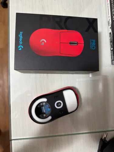 Mouse Logitech G Pro X SuperLight Vermelho