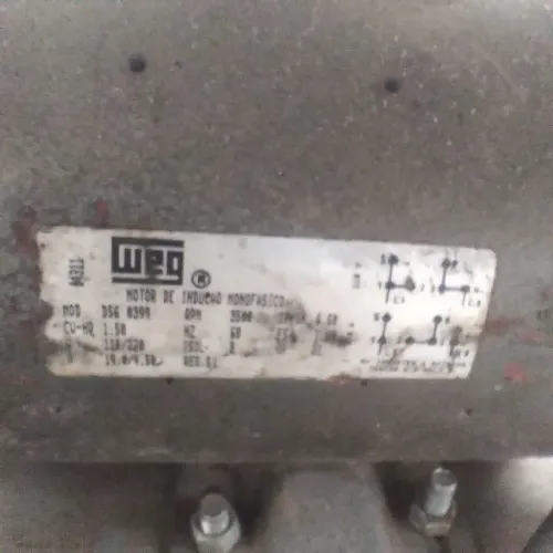 MOTOR DE INDUÇÃO WEG 1.5 CV ALTA ROTAÇÃO