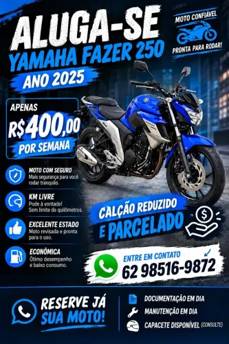 Yamaha Fazer 250 ano 2025