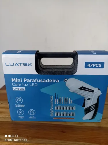 Mini parafusadeira elétrica recarregável com kit tools / OFERTA IMPERDÍVEL 