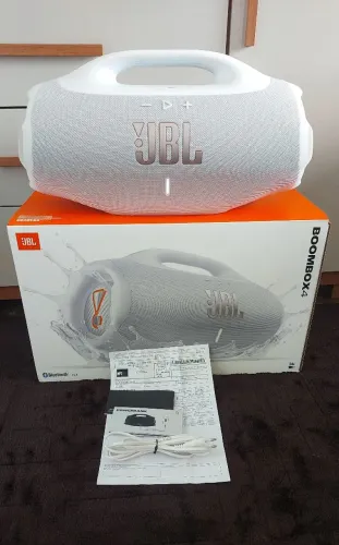 JBL BOMBOX 4 Branca Nota Fiscal e Garantia