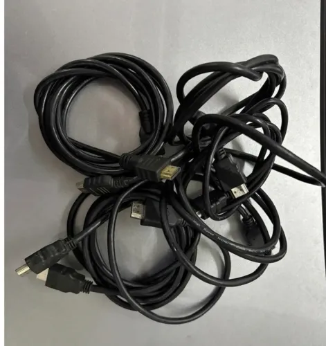 Lote 10 cabos hdmi sortidos