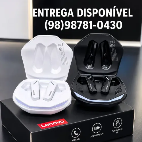 Fone Lenovo Original Gm2 pro Gamer Bluetooth