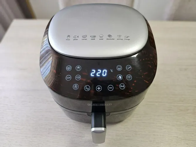 Air Fryer Fritadeira Sem Óleo Digital 4,5L Black+Decker