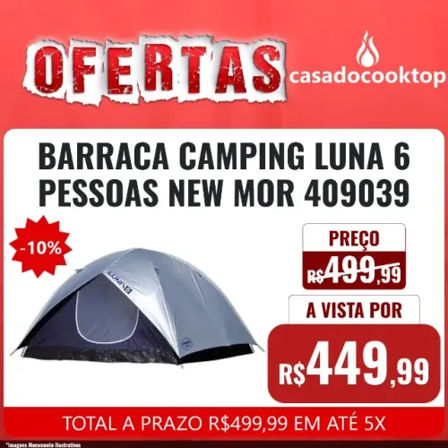 BARRACA MOR LUNA 6 PESSOAS NEW 409039