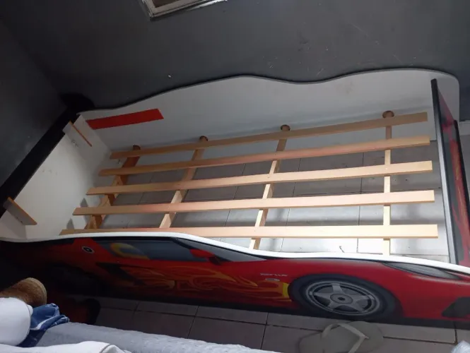 Cama carrinho tm solteiro 