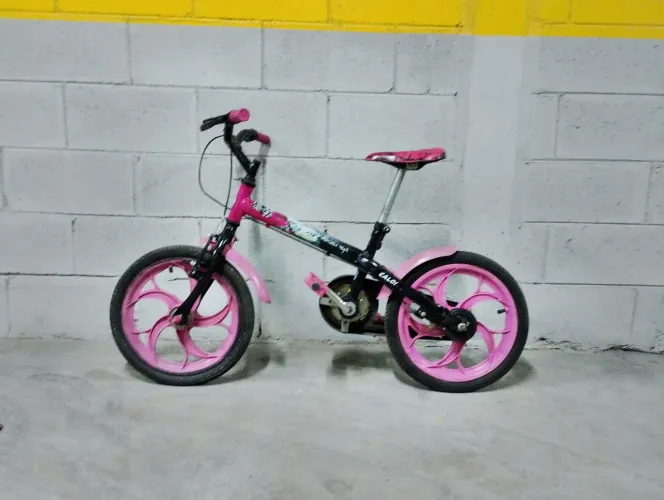 Bicicleta infantil rosa
