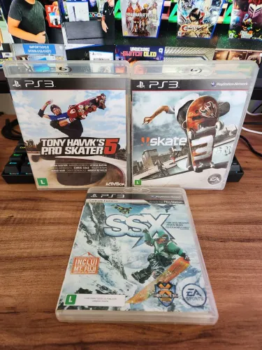 Kit 3 jogos de esportes radicais usados ps3