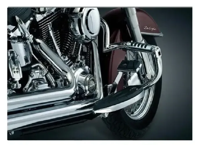 Protetor Motor Kuryakyn Com Descanso De Pés Harley Davidson Touring