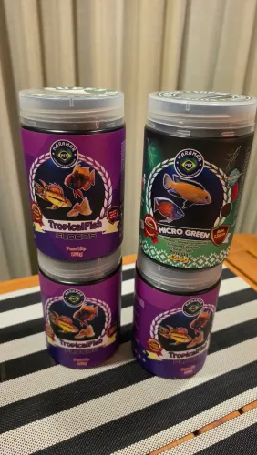 Ração para peixes ornamentais