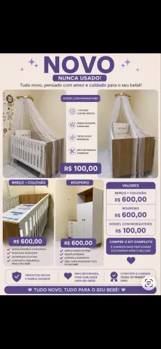 Móveis Quartinho Bebê Completo