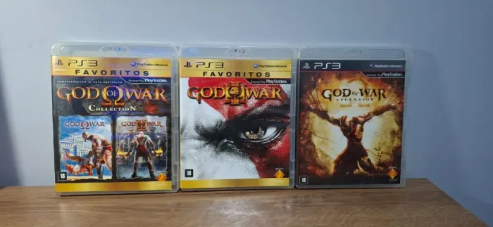 God of War Collection + God of War 3 + God of War Ascension PS3 Originais