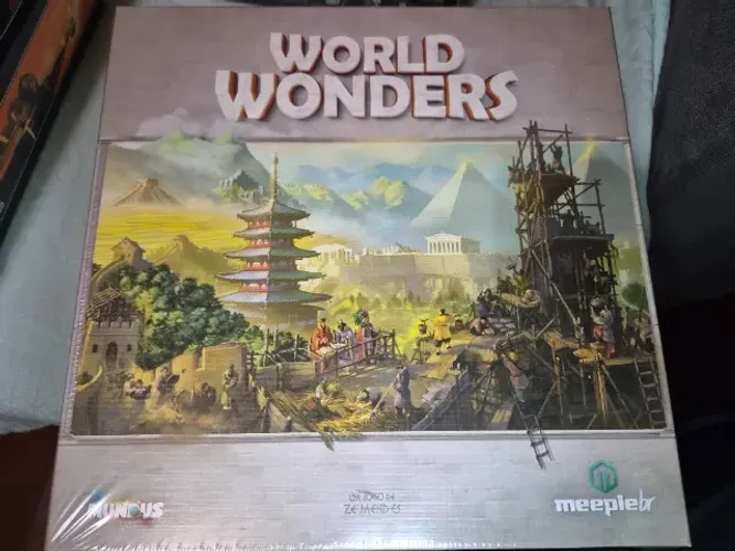 World Wonders + Expansões: Mundo e Europa + Sleeve, Insert, Dashboard + Extras