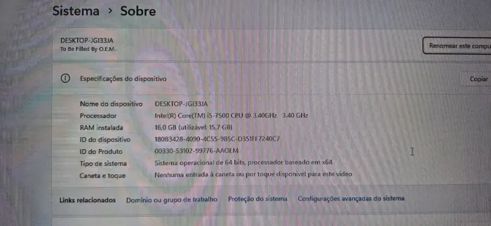 Gabinete game Core i5