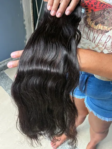 200 gramas mega hair. Cabelo humano 