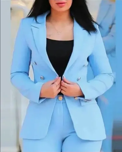 Conjunto Calça e Blazer Azul